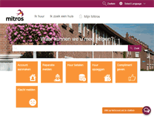 Tablet Screenshot of mitros.nl